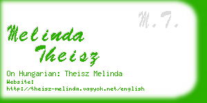 melinda theisz business card